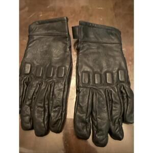 Jack Daniels Authentic Leather Motorcycle Riding Gloves  Size Small Women’s